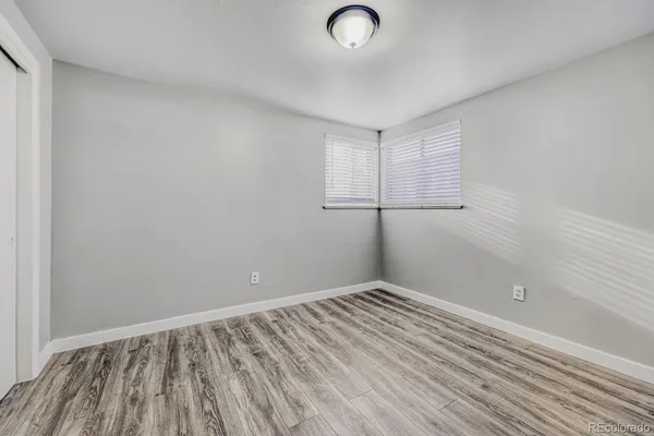 wooden floor in an empty room