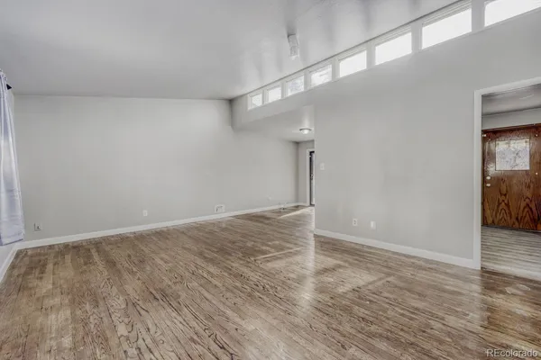 a view of an empty room