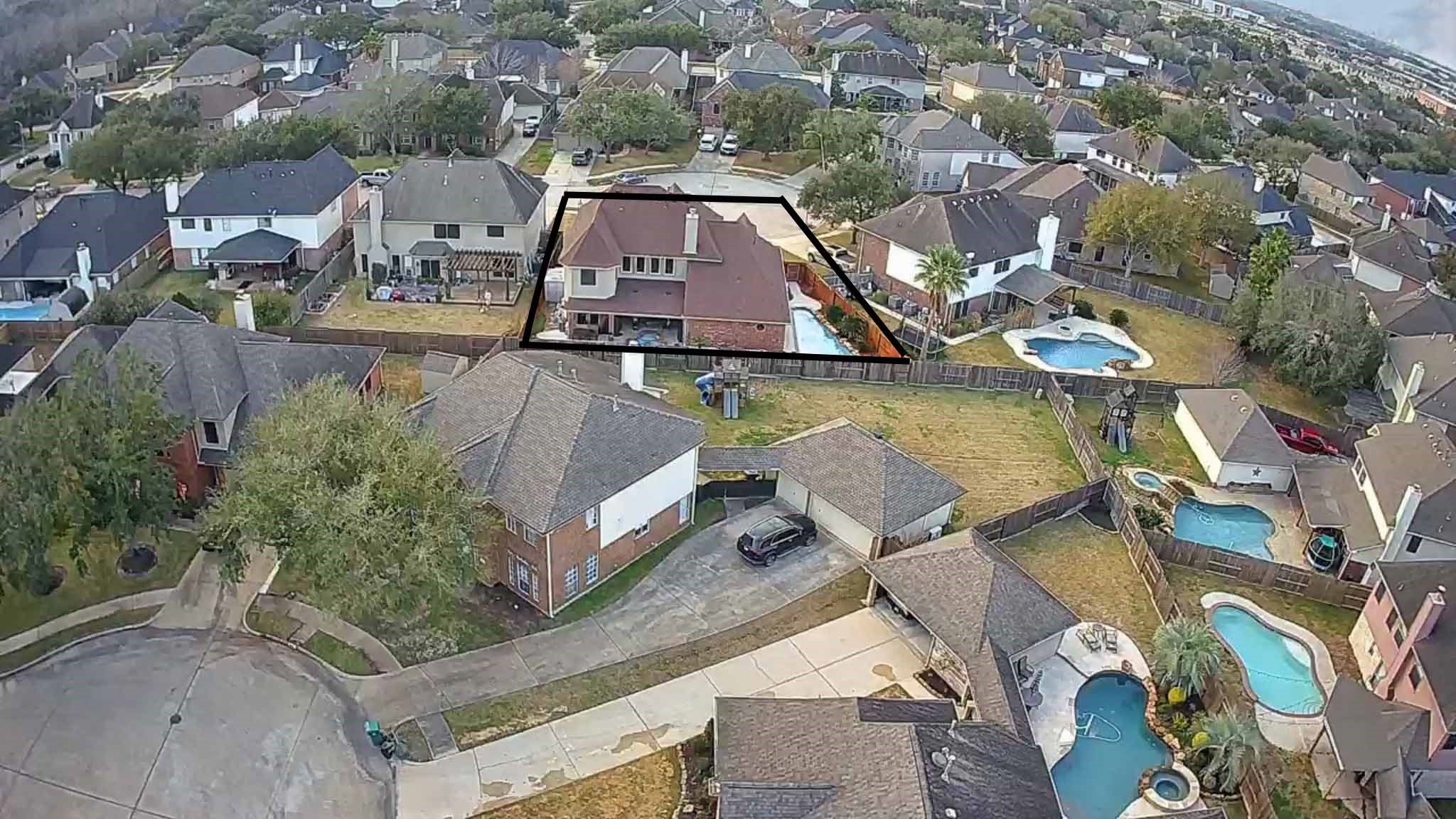 4311 Green Tree Court Pasadena, TX 77505 - Photo 7 of 49 Back view of home.