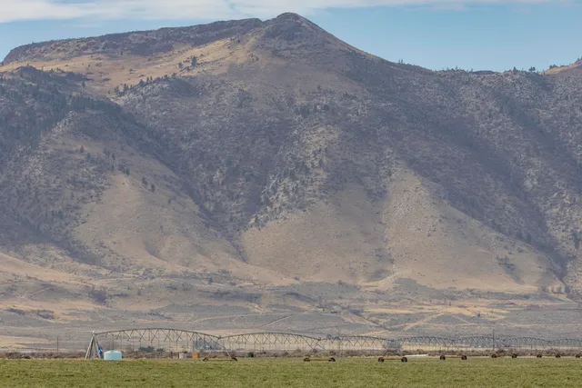 a view of lake and mountain