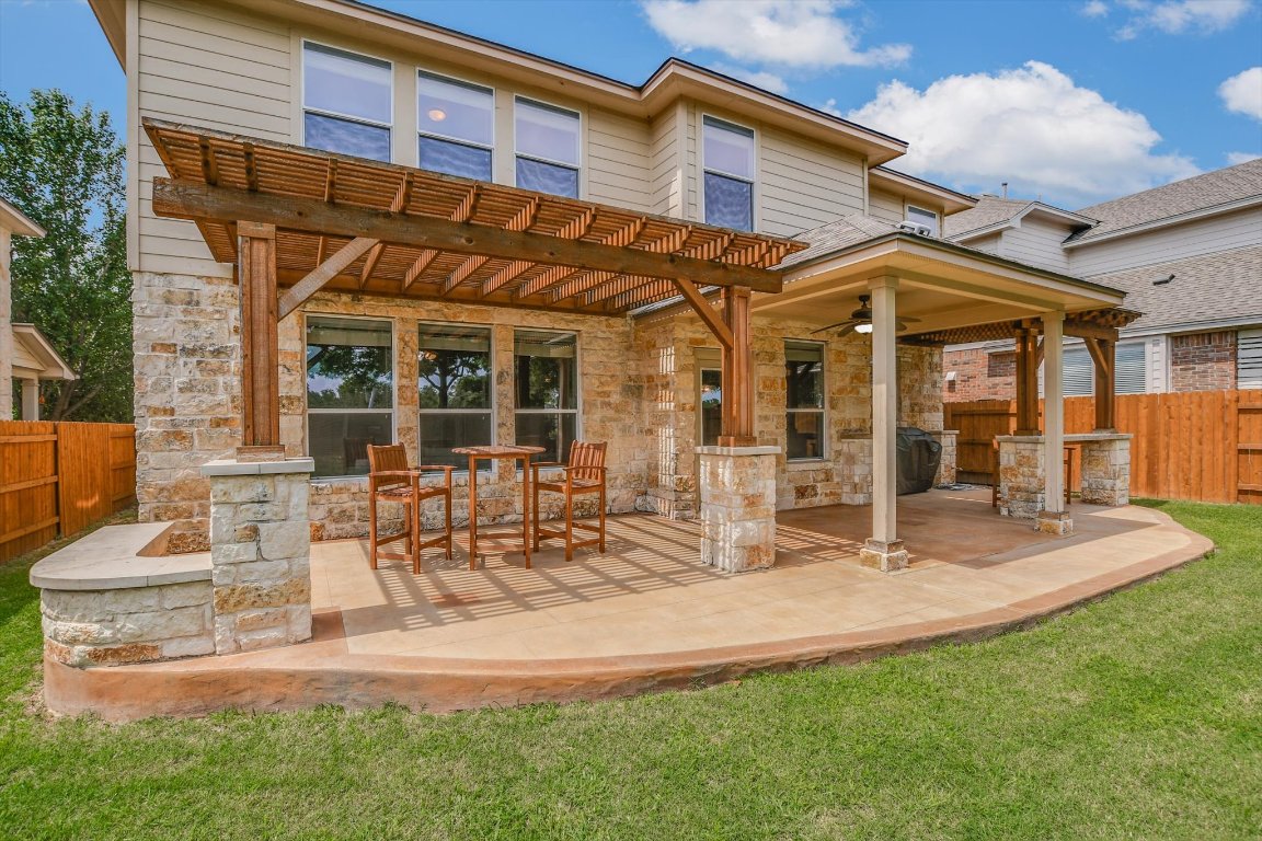 a view of a house with patio