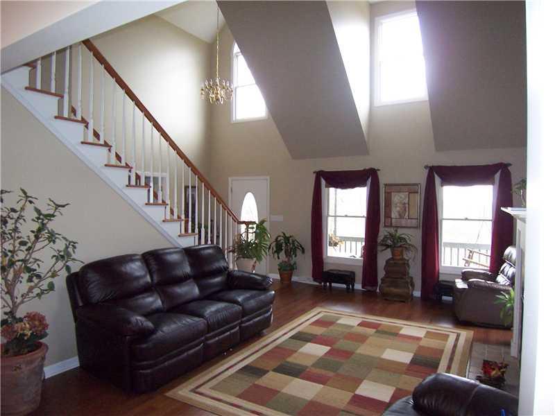 71 Mong Road Scenery Hill, PA 15360 - Photo 10 of 24 Living Room. Dramatic Ceilings and Sky Lights