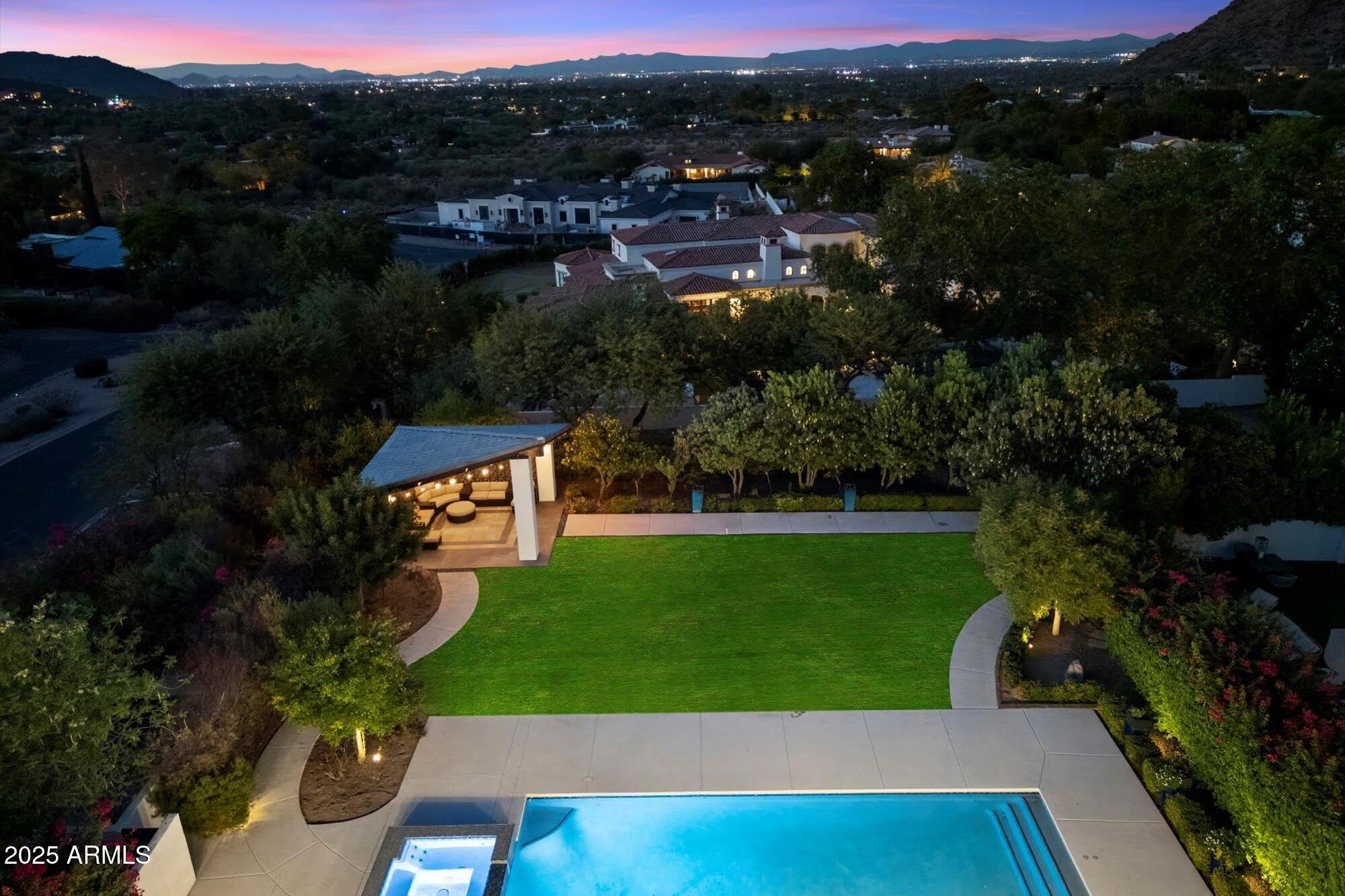 5226 East Desert Vista Road Paradise Valley, AZ 85253 - Photo 29 of 49 a view of city from terrace