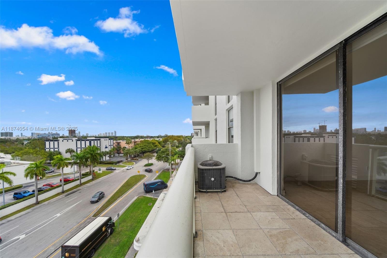 13499 Biscayne Boulevard, Unit 503 North Miami, FL 33181 - Photo 4 of 22 a view of a balcony with city view