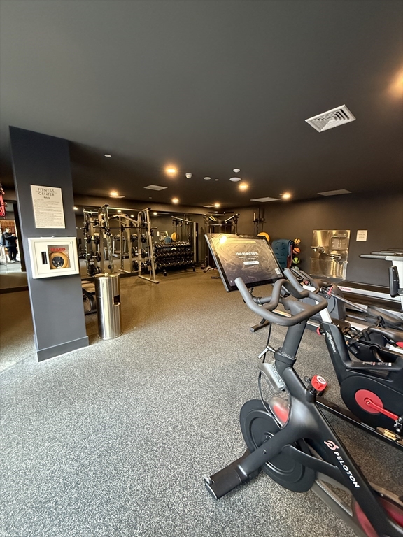 566 Columbus Avenue, Unit 211 Boston, MA 02118 - Photo 29 of 42 a view of a room with gym equipment