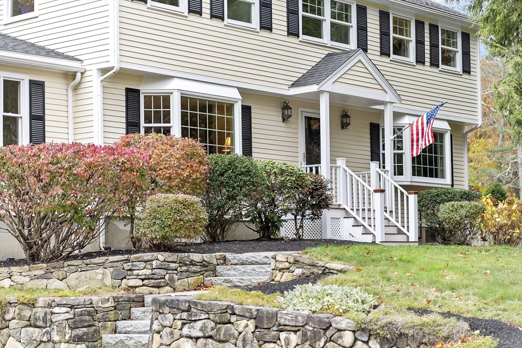 80 North Branch Road Concord, MA 01742 - Photo 3 of 35 a front view of a house with garden