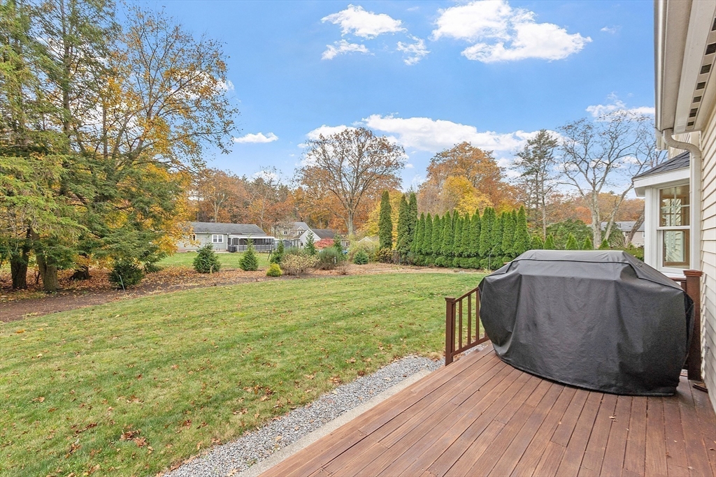 80 North Branch Road Concord, MA 01742 - Photo 34 of 35 a view of a big yard with a fountain