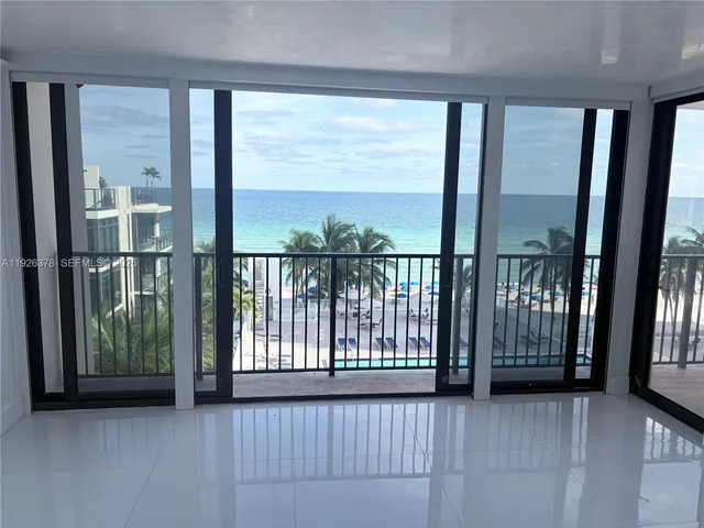 a view of front door