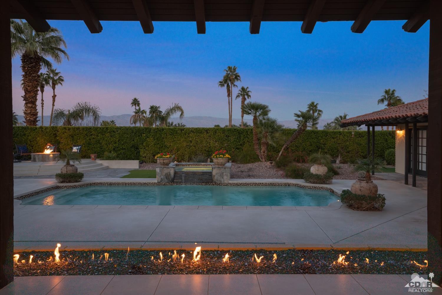 40757 Thunderbird Road Rancho Mirage, CA 92270 - Photo 6 of 70 an outdoor view of garden with lots of green space