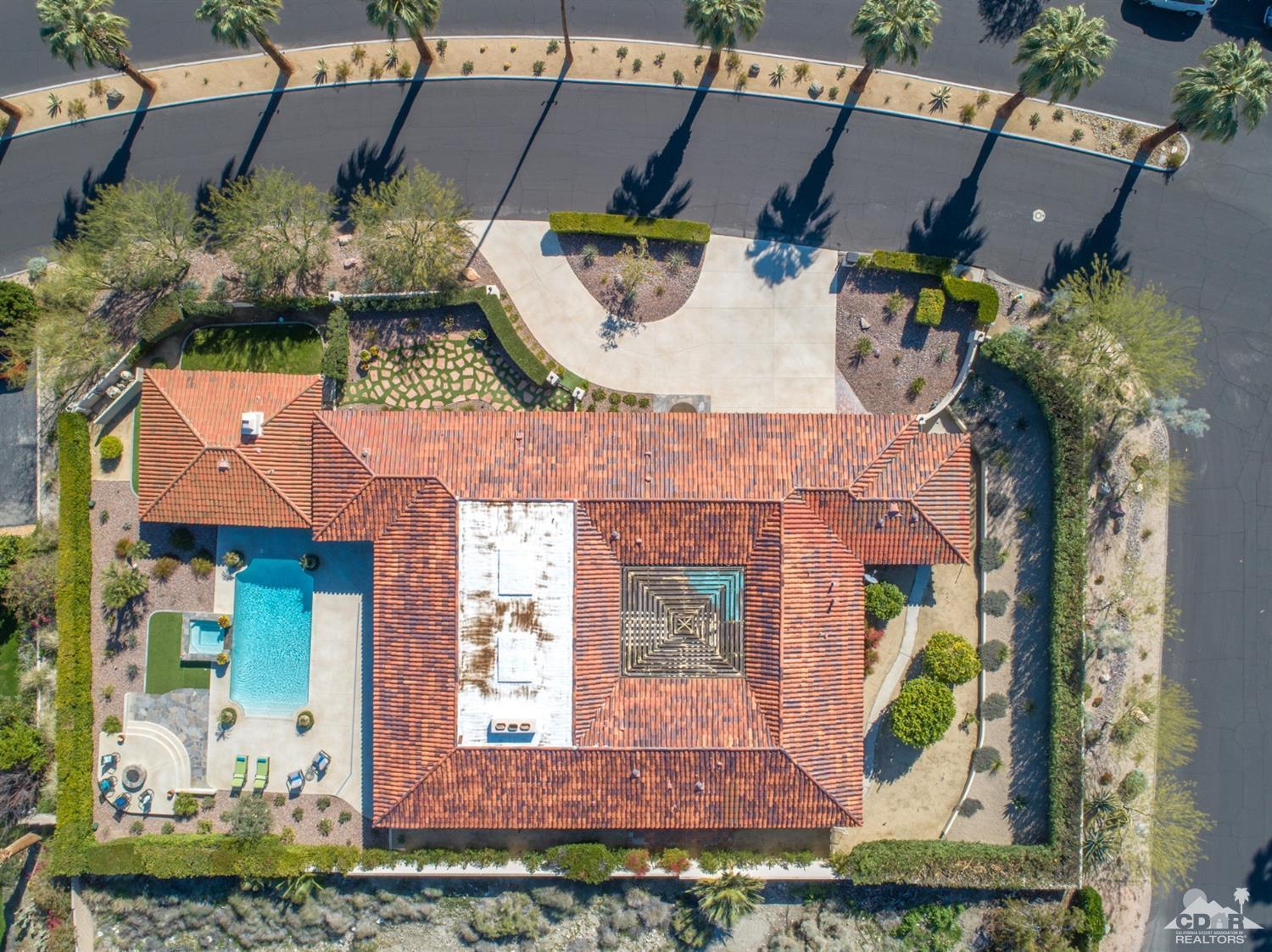 40757 Thunderbird Road Rancho Mirage, CA 92270 - Photo 70 of 70 an aerial view of a house
