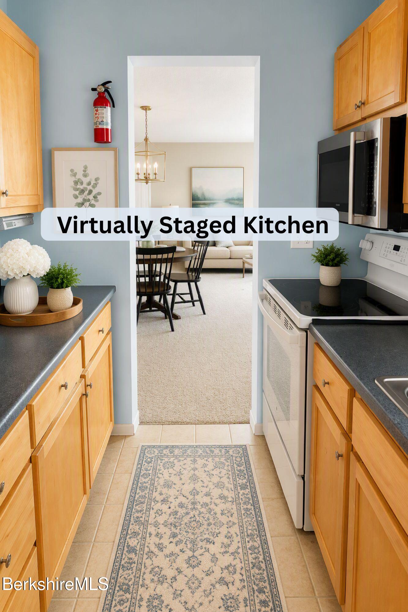 189 Stratton Road, Unit C4 Williamstown, MA 01267 - Photo 15 of 33 Virtually Staged Kitchen