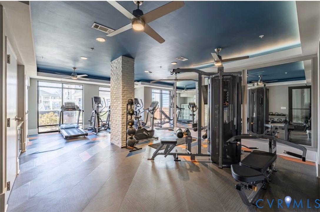 10525 Stony Blf Drive, Unit 205 Ashland, VA 23005 - Photo 3 of 9 a view of a room with gym equipment