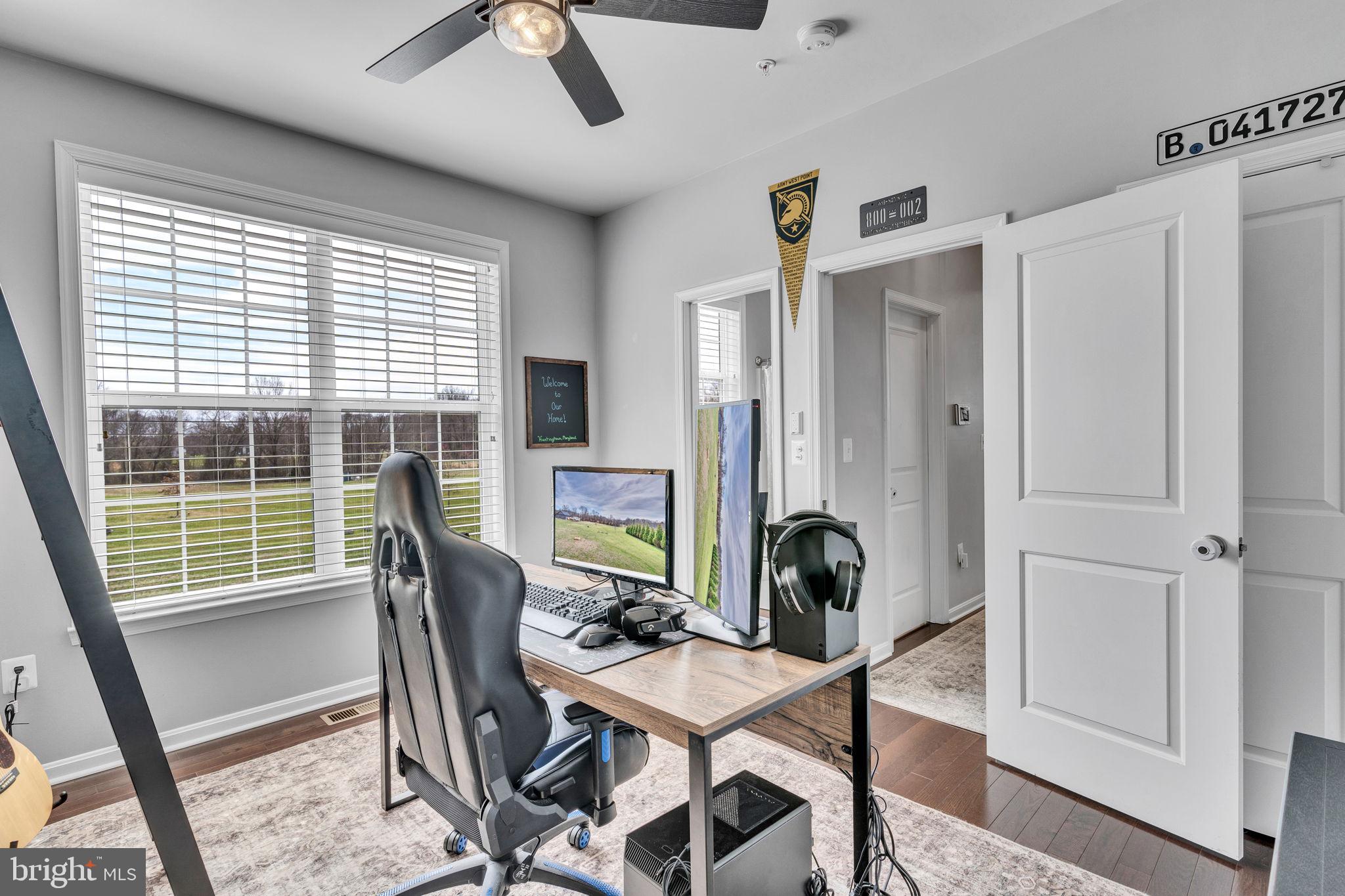 1935 Lowery Road Huntingtown, MD 20639 - Photo 32 of 65 a view of a workspace with furniture and a window