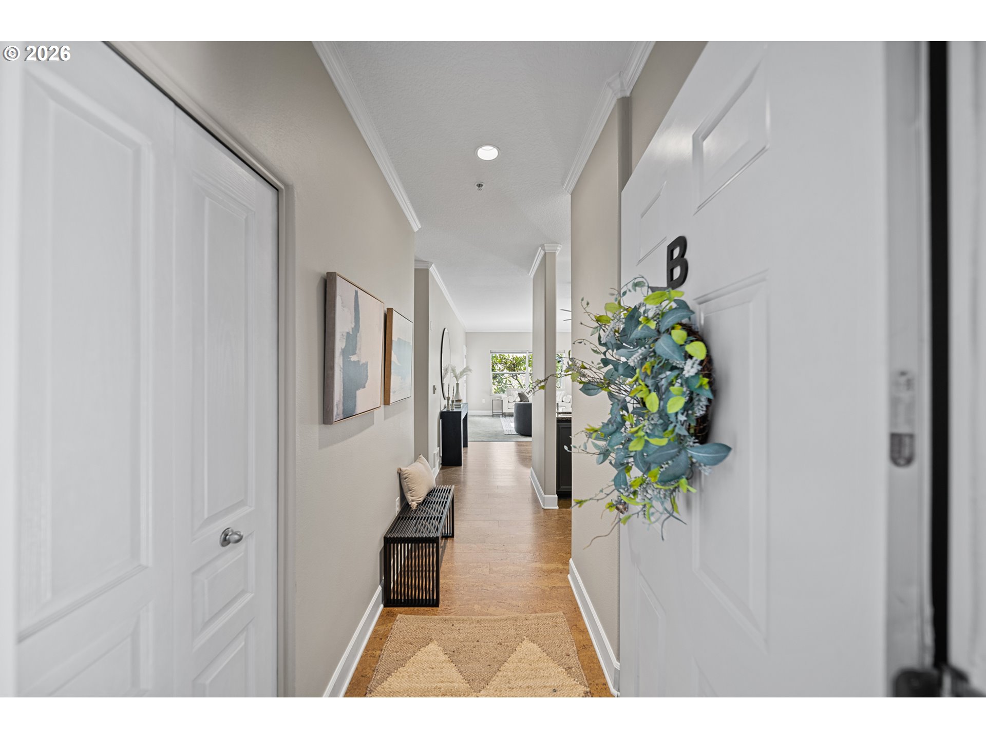614 South Nevada Street, Unit B Portland, OR 97219 - Photo 5 of 29 a view interior of a house and wooden floor