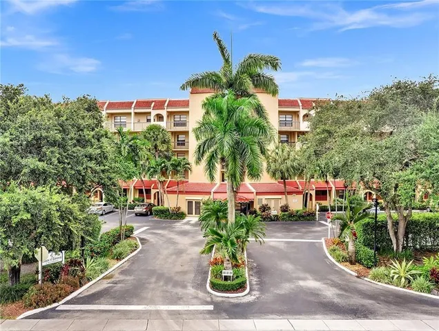 a picture of street with seating area