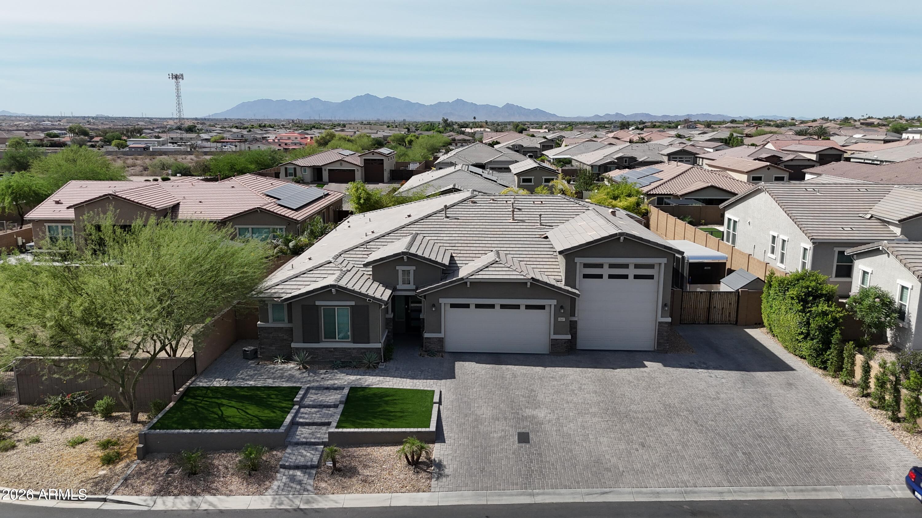 12517 West Lawrence Road Glendale, AZ 85307 - Photo 3 of 52 an aerial view of a house
