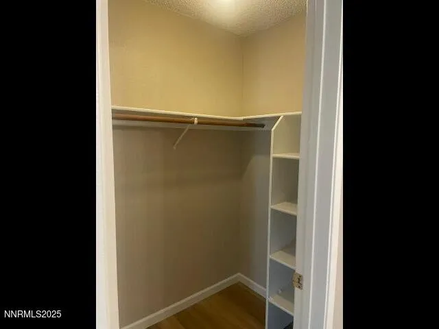a close view of closet