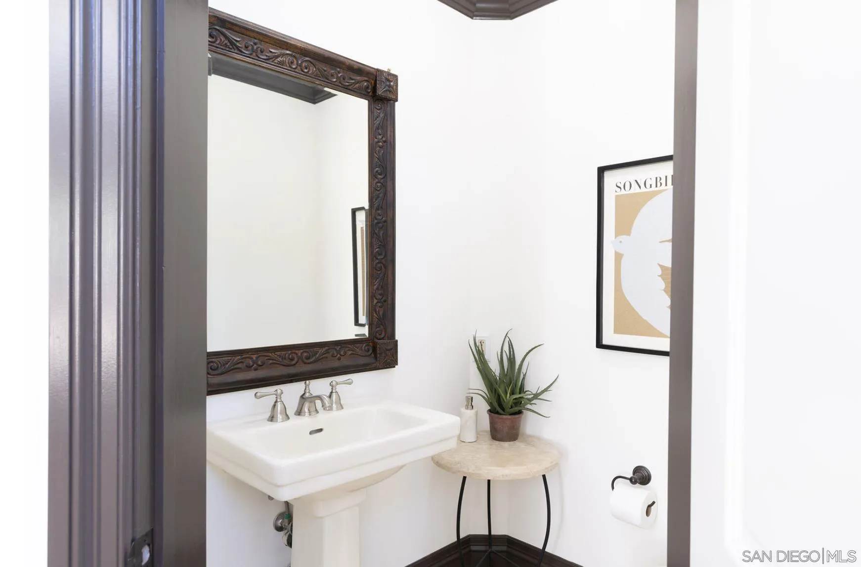 8022 Wesley Road Joshua Tree, CA 92252 - Photo 15 of 69 a bathroom with a sink and a mirror