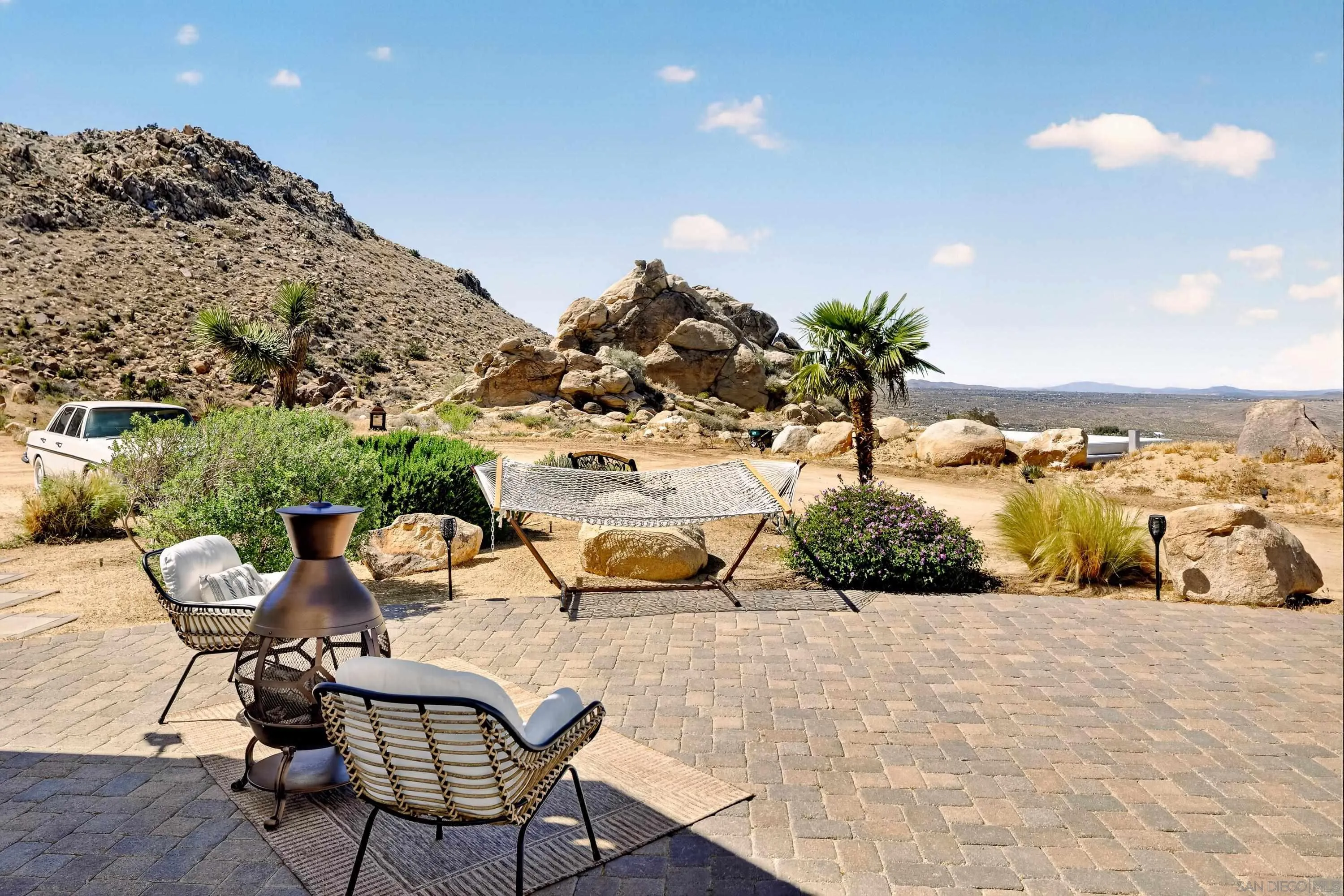 8022 Wesley Road Joshua Tree, CA 92252 - Photo 41 of 69 a view of balcony with furniture