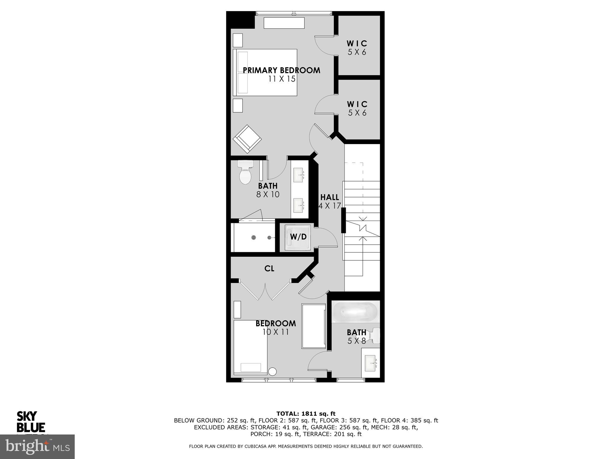 11237 Beaker Street Reston, VA 20190 - Photo 44 of 45 a picture of a floor plan
