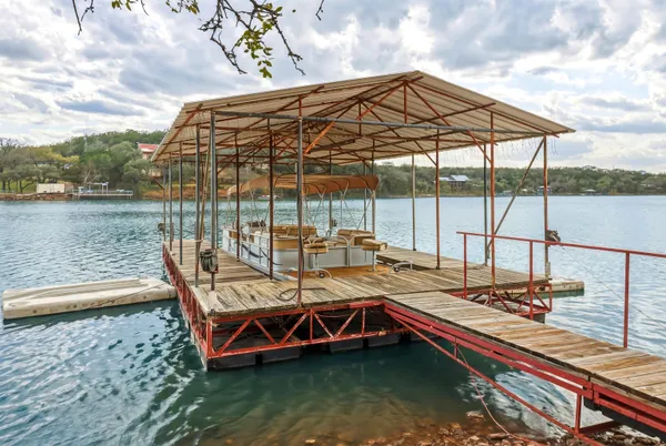 a view of a lake from a balcony
