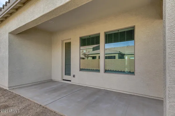 a view of front door