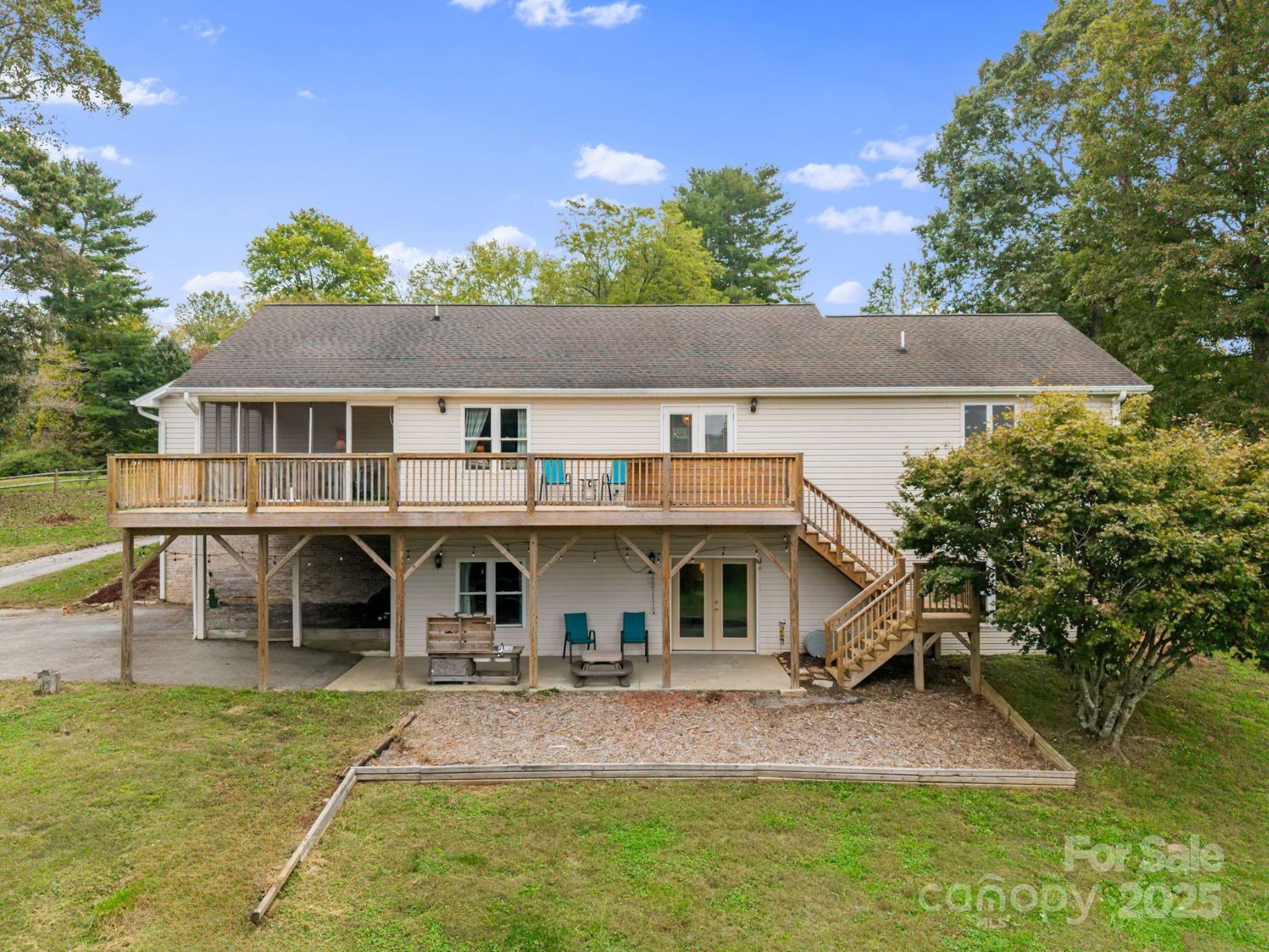 21 Presbyterian Church Road Mills River, NC 28759 - Photo 40 of 48 an aerial view of a house with a yard