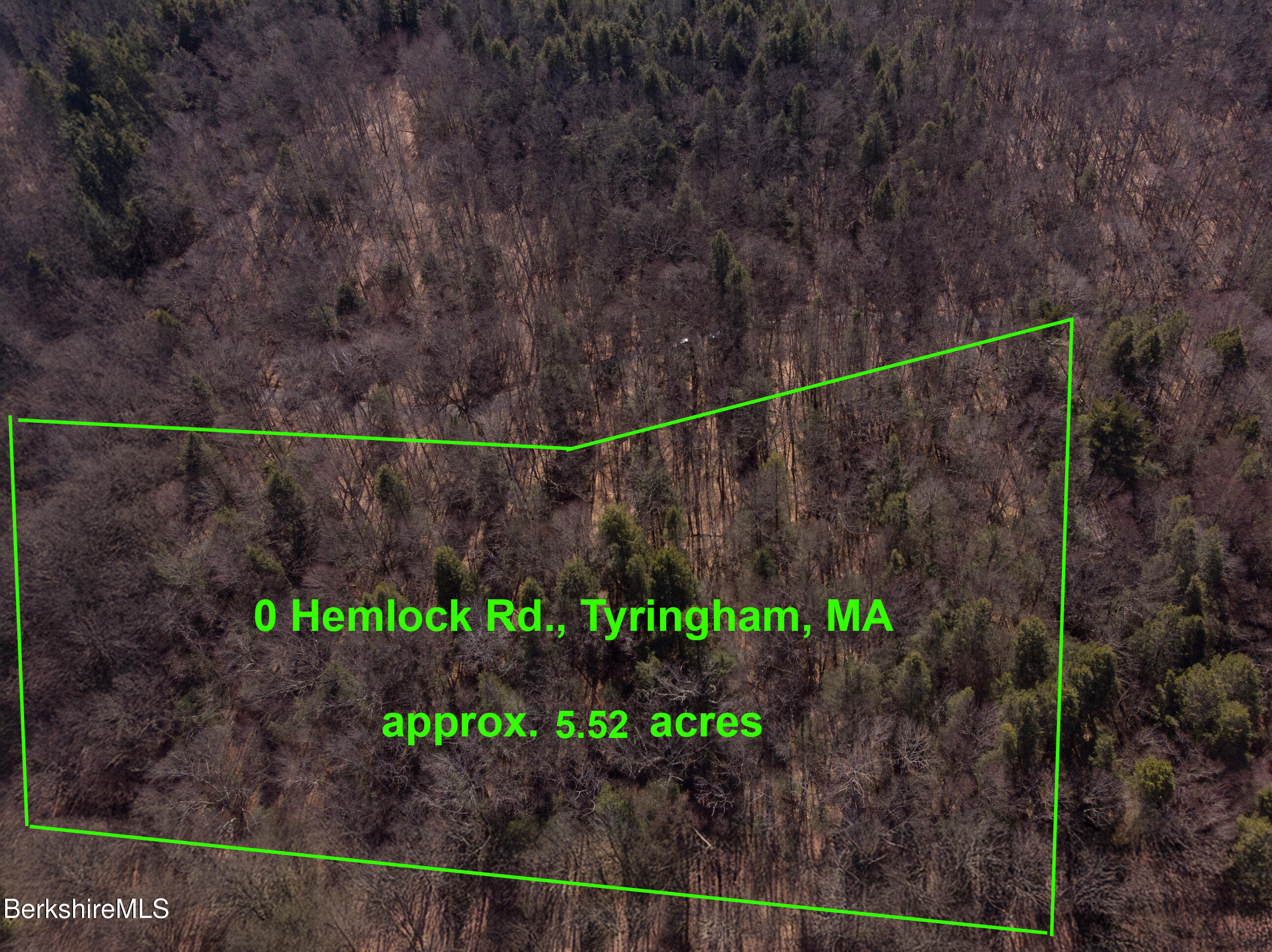 0 Hemlock Road Tyringham, MA 01264 - Photo 2 of 11 a view of a fence