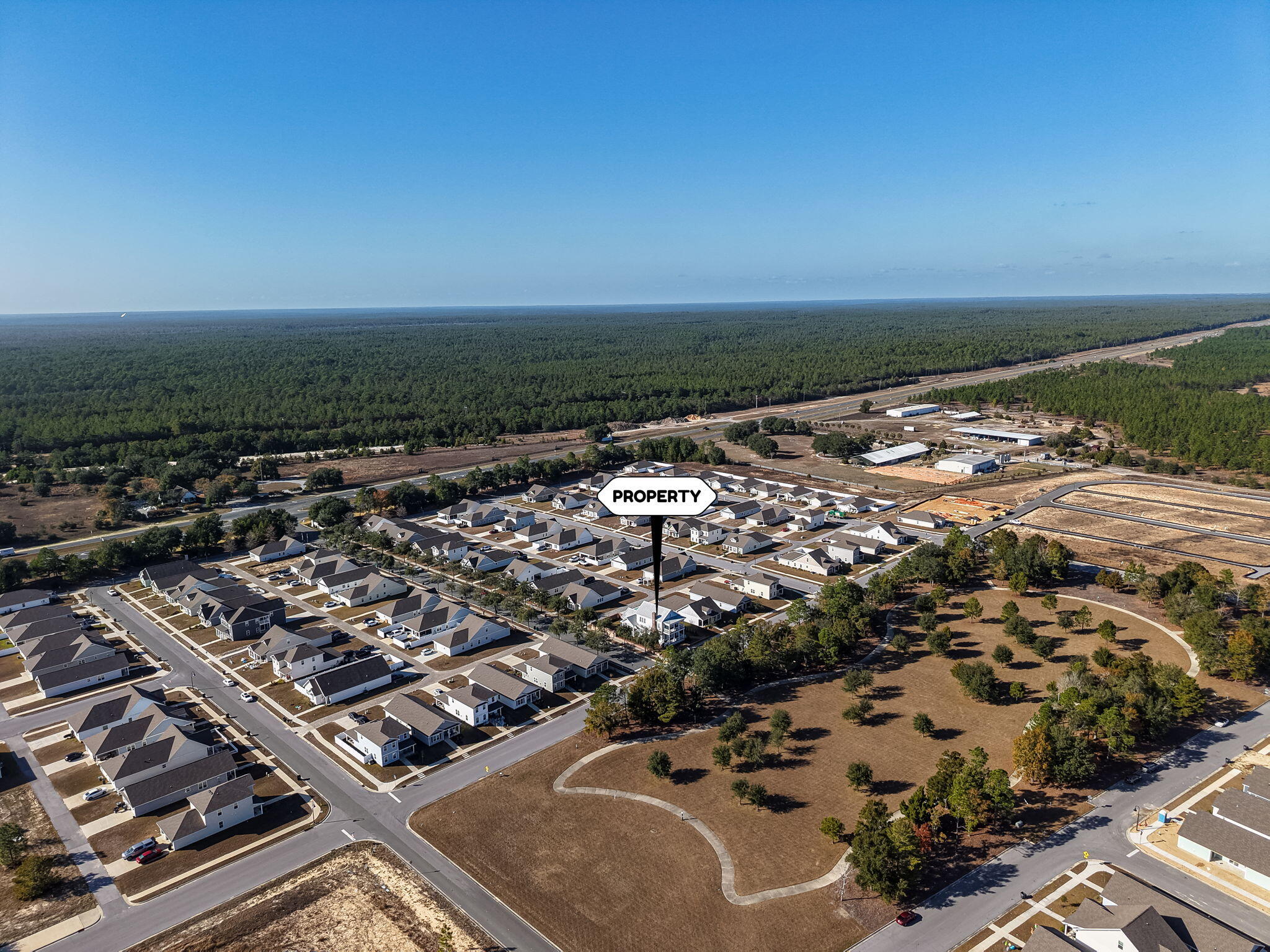 165 Staggerbush Street Freeport, FL 32439 - Photo 47 of 68 an aerial view of a city