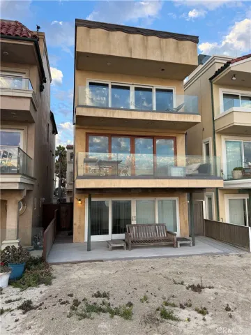 a front view of a building