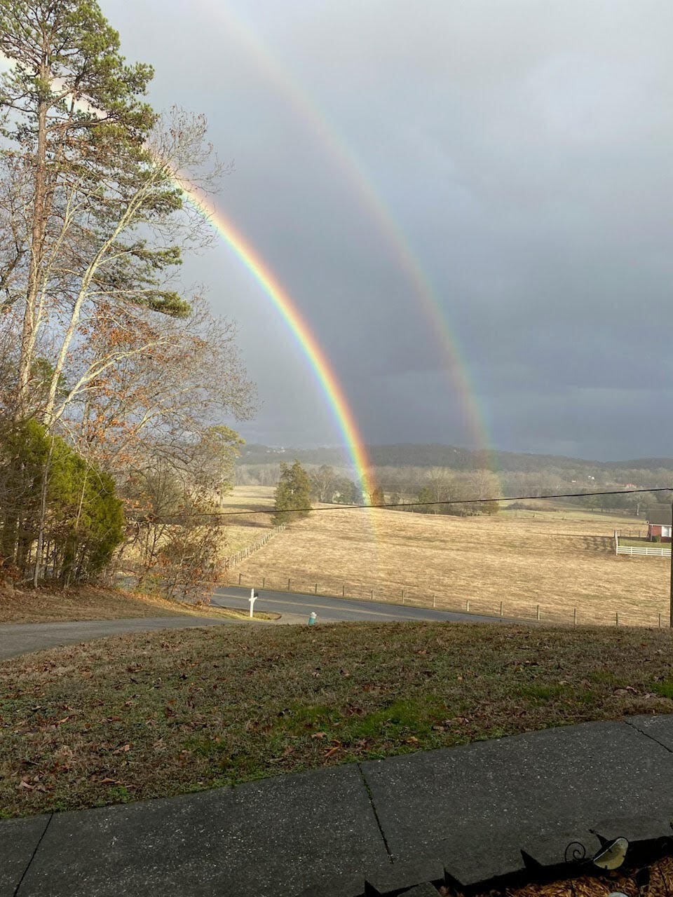 1540 Post Oak Road Ringgold, GA 30736 - Photo 49 of 50 Rainbow view from front porch