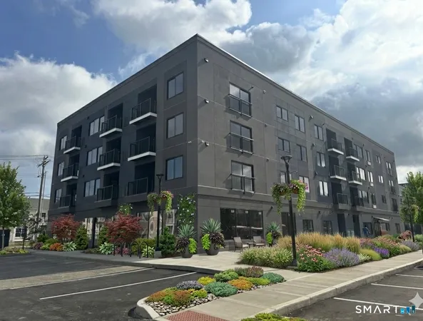 a front view of a building