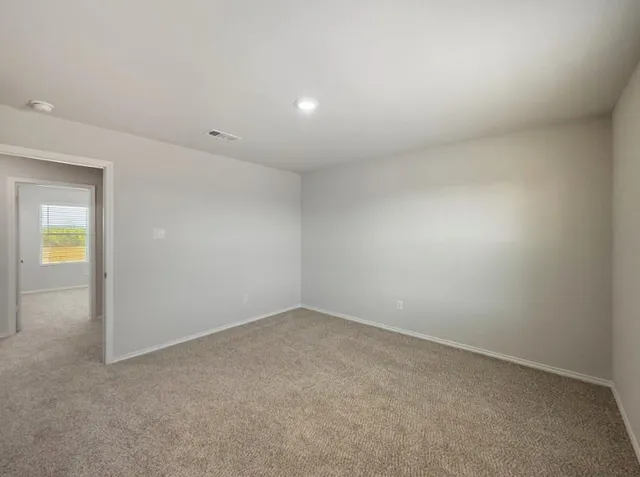 a close view of closet