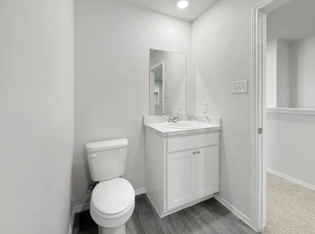 a view of small space with racks on the wall