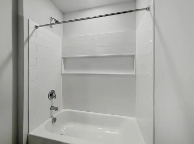 a close view of closet