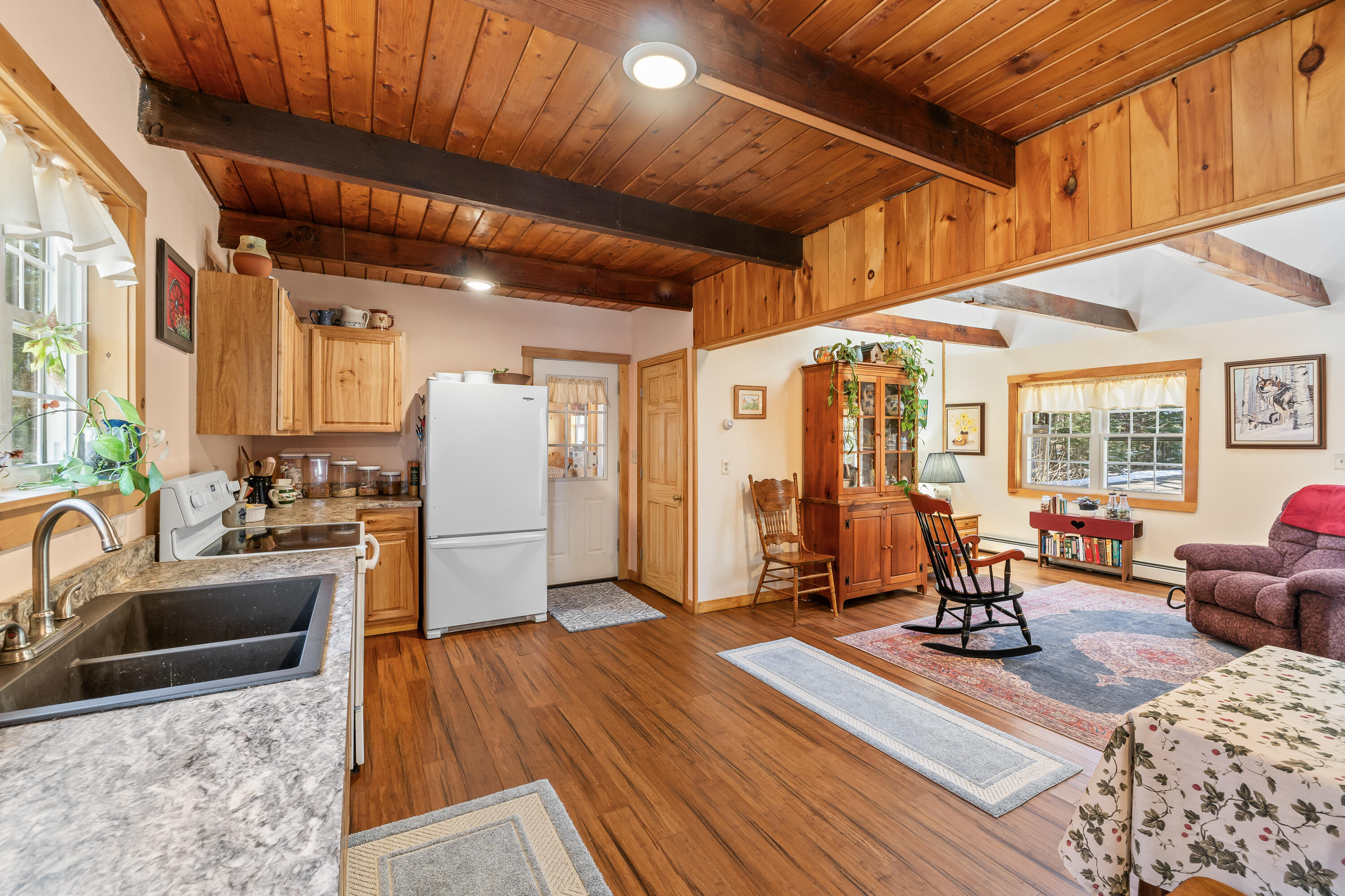 407 Carding Machine Road Bowdoinham, ME 04008 - Photo 25 of 63 Kitchen & Open Living Space