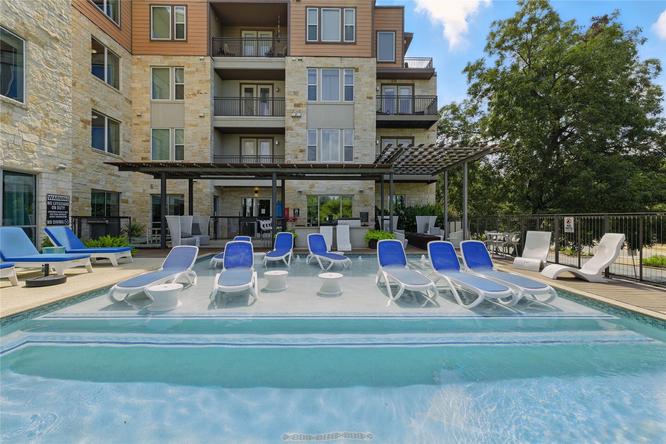 1900 Barton Springs Road, Unit 2003 Austin, TX 78704 - Photo 14 of 20 Community pool which is down the hall from this unit