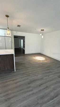a view of a kitchen with a stove