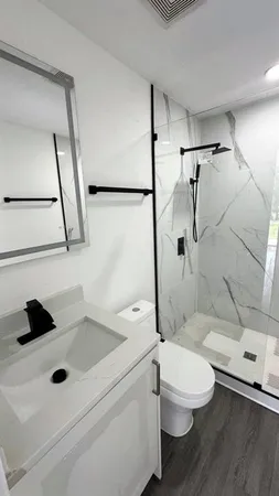 a big yard with lots of green space