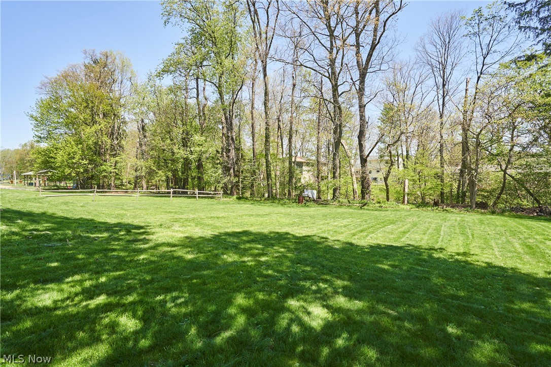 1535 Belle Meade Drive Akron, OH 44321 - Photo 29 of 33 Wonderful backyard with tree line and walking distance to Arrowhead lake