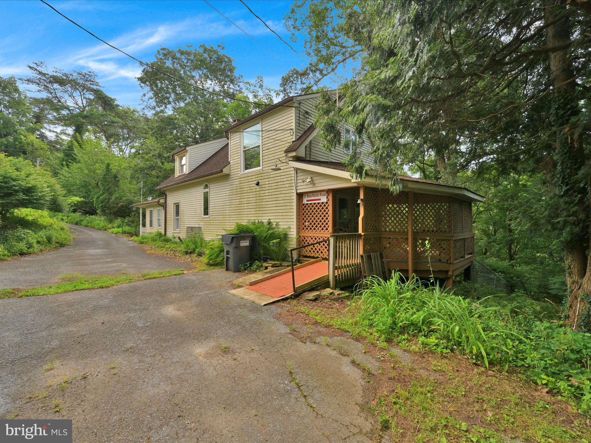 21 Blue Rocks Road Lenhartsville, PA 19534 - Photo 15 of 48 a view of a house with backyard and garden