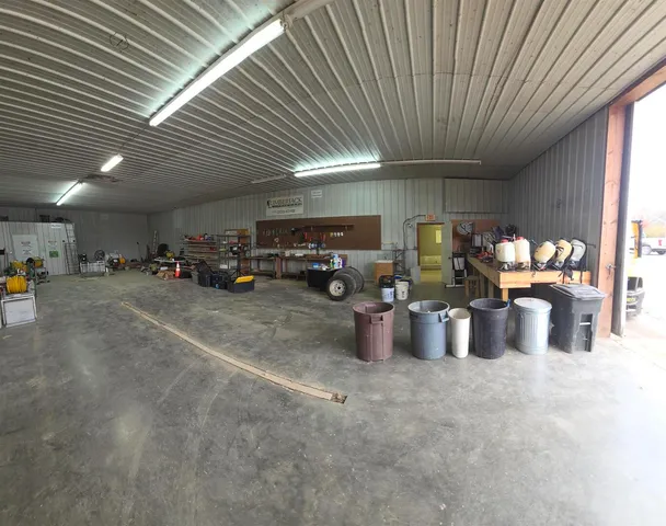 a living room with lots of furniture