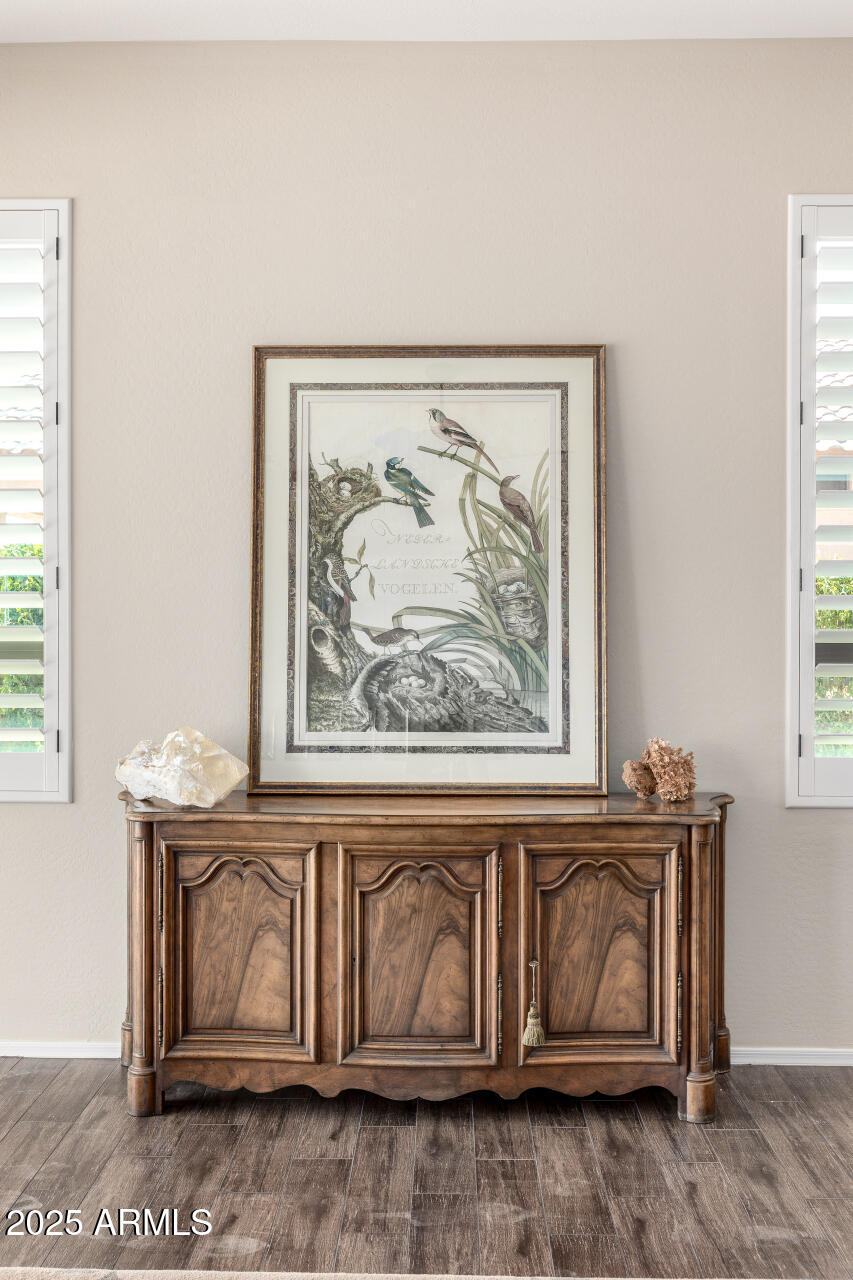 1822 North Waverly Mesa, AZ 85207 - Photo 29 of 91 a white cabinet with window and painting on wall