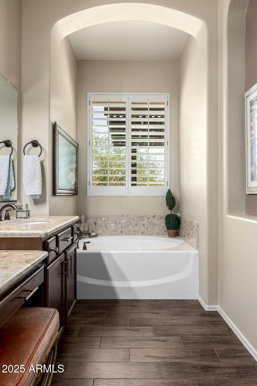 1822 North Waverly Mesa, AZ 85207 - Photo 46 of 91 a bathroom with a bathtub and a sink