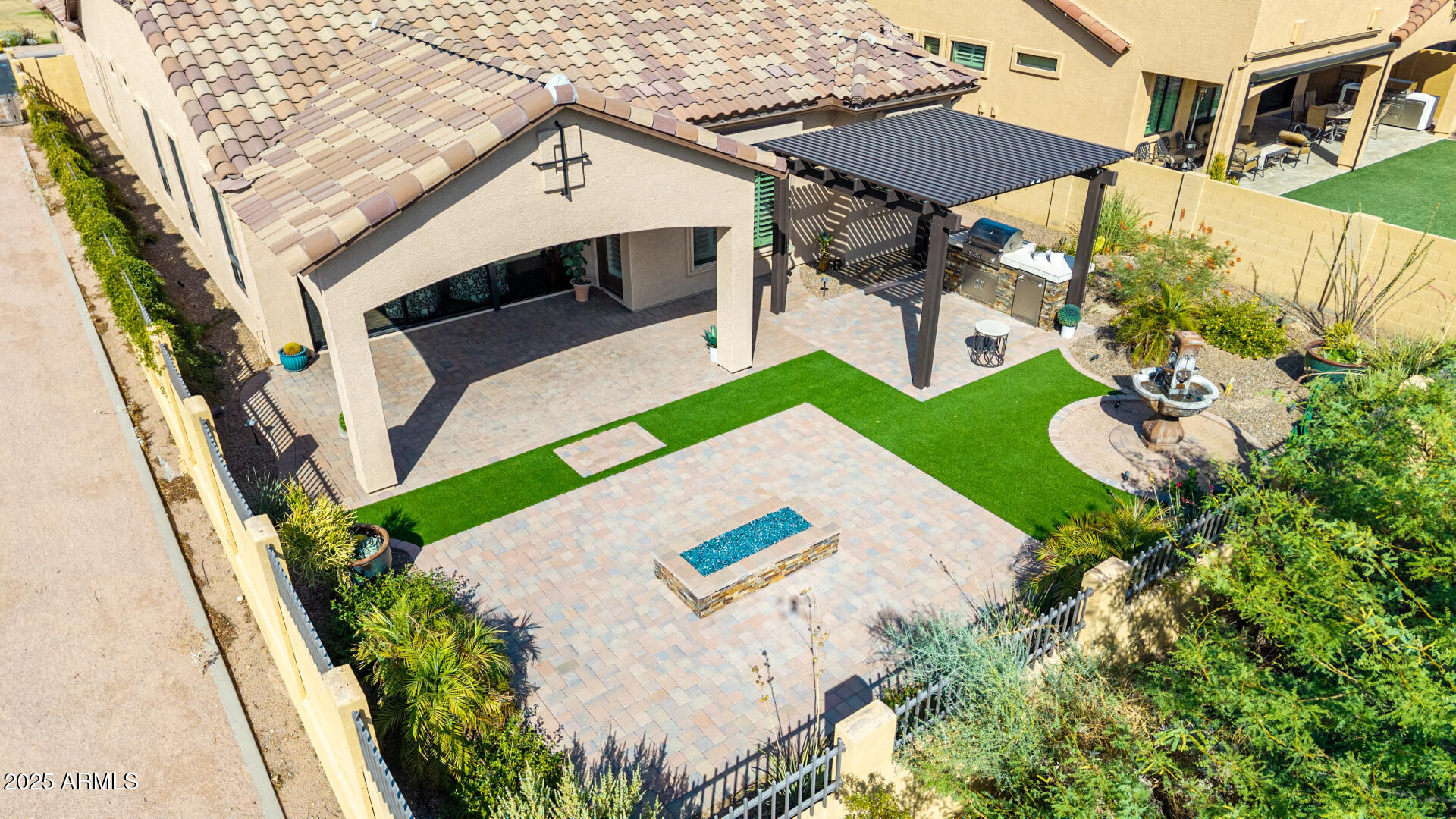 1822 North Waverly Mesa, AZ 85207 - Photo 84 of 91 an aerial view of a house with garden