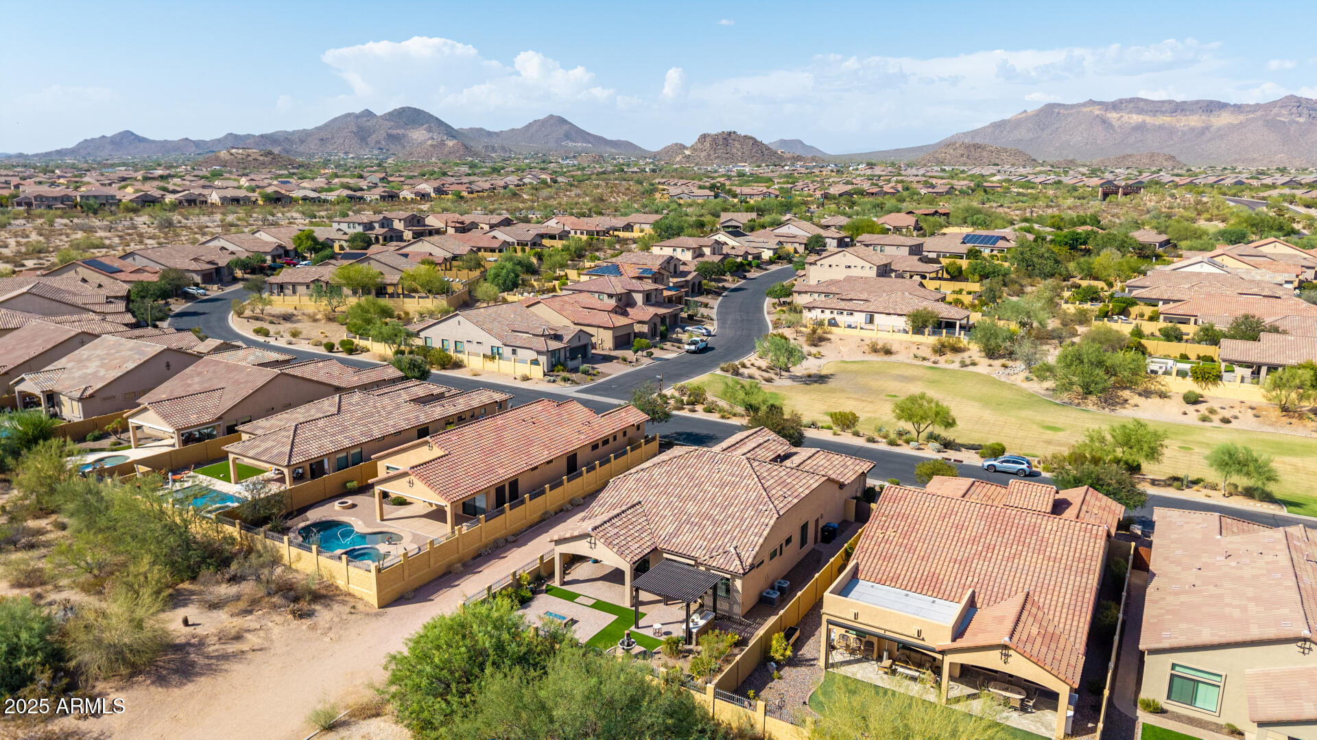 1822 North Waverly Mesa, AZ 85207 - Photo 87 of 91 an aerial view of residential house with an outdoor space