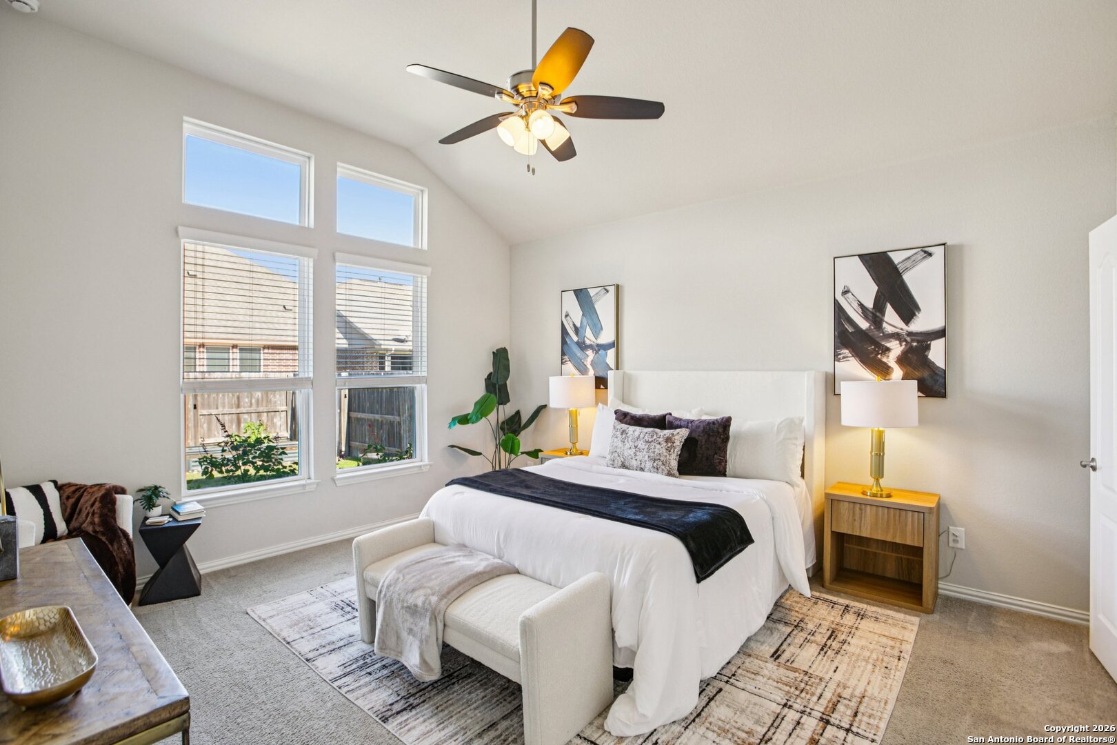 732 Bonnet Boulevard Georgetown, TX 78628 - Photo 16 of 55 a bedroom with a bed couch and a window