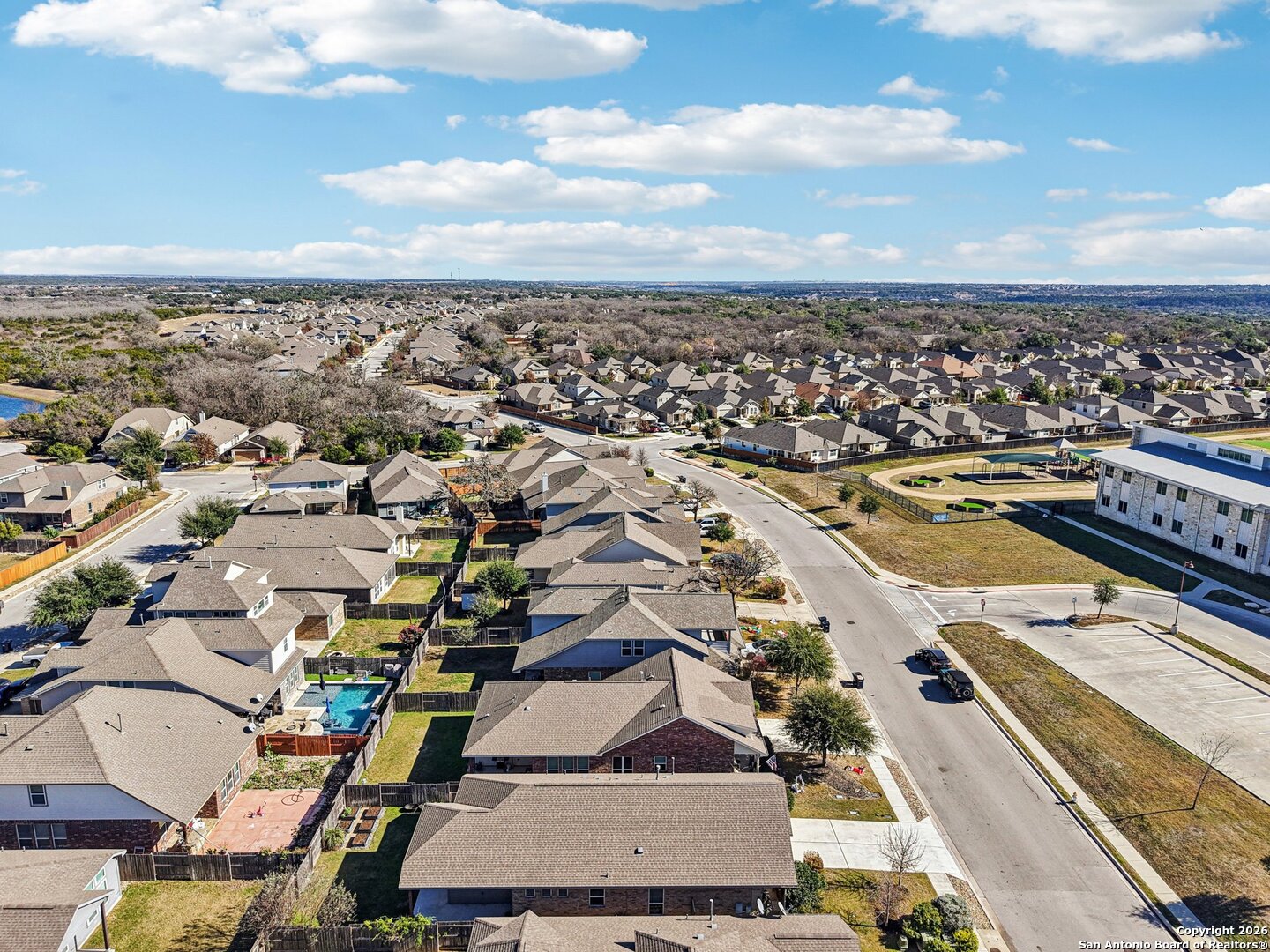 732 Bonnet Boulevard Georgetown, TX 78628 - Photo 50 of 55 an aerial view of a city