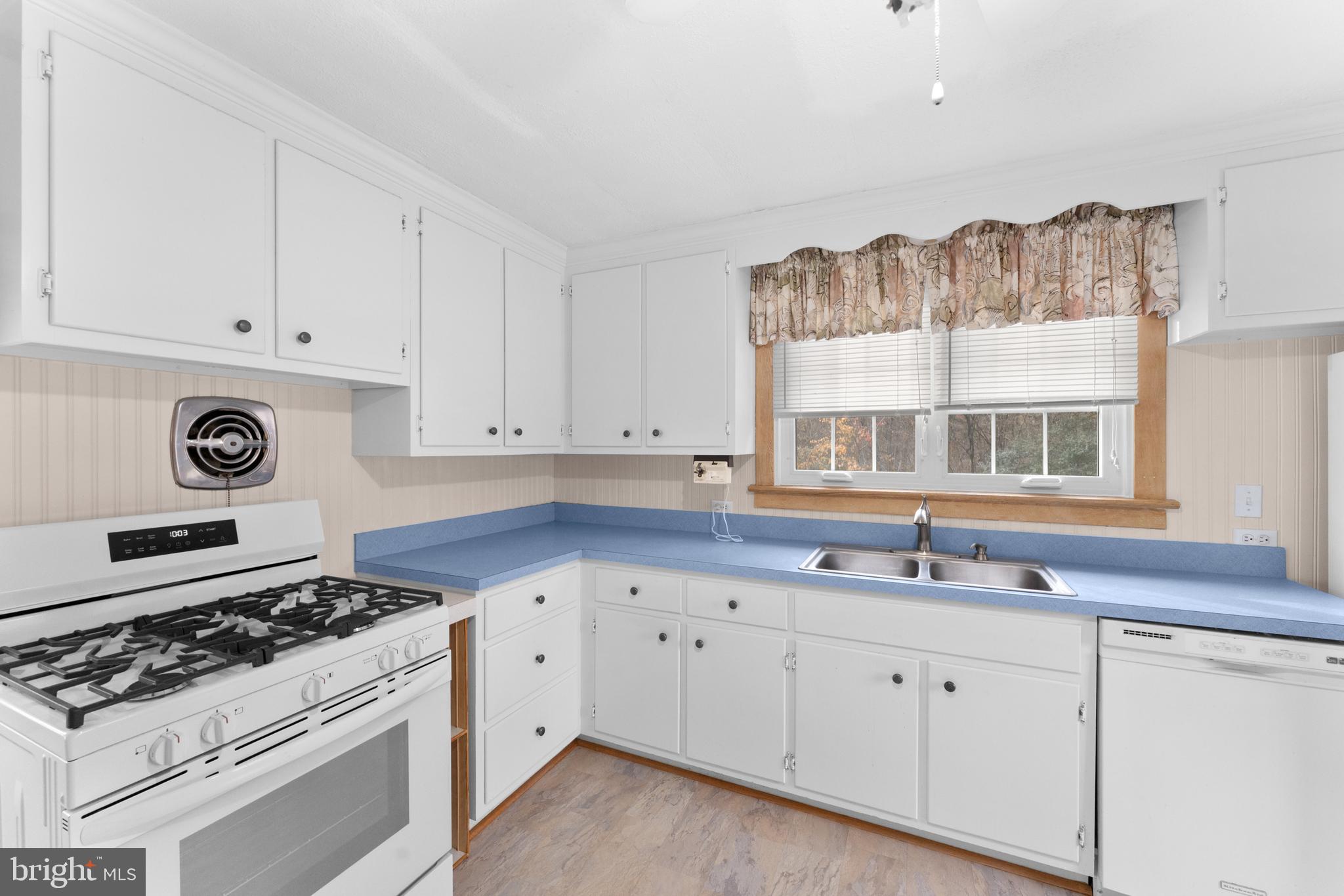 210 Elizabeth Street Culpeper, VA 22701 - Photo 25 of 48 a kitchen with stainless steel appliances granite countertop a stove a sink and white cabinets