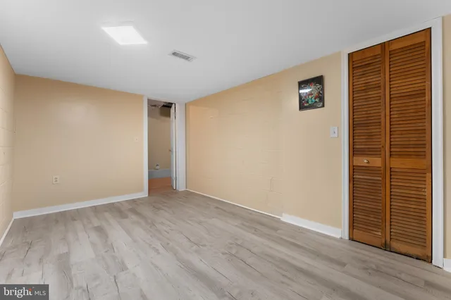 a view of a storage room